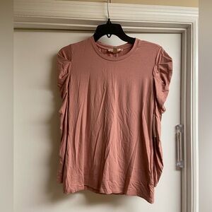 Philosophy Puff Sleeve Shirt - Rose Quartz